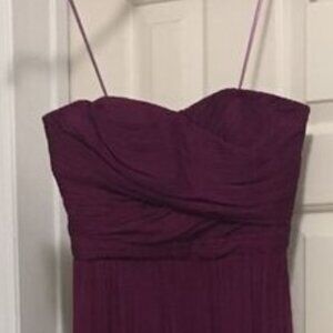 J. Crew Arabelle long silk chiffon gown